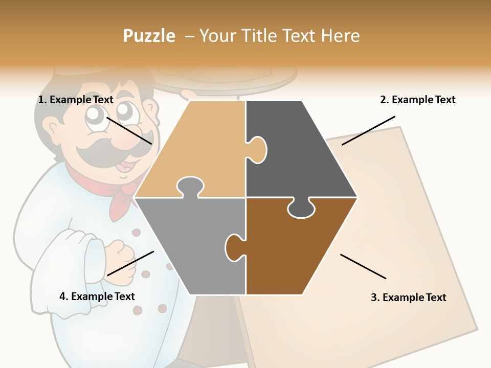 Table Professional Plate PowerPoint Template