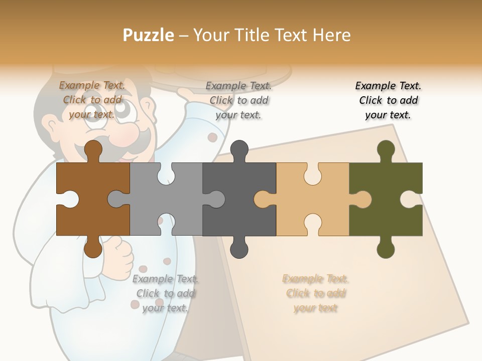 Table Professional Plate PowerPoint Template