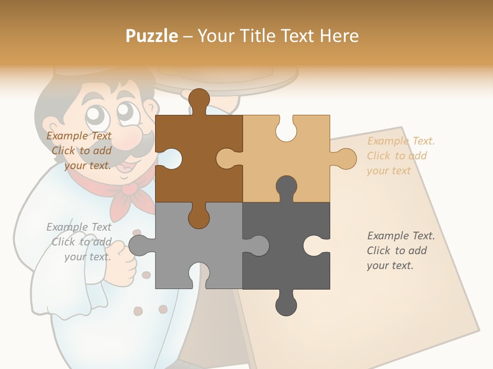 Table Professional Plate PowerPoint Template