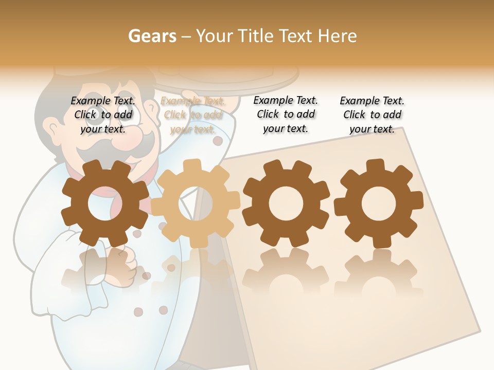 Table Professional Plate PowerPoint Template