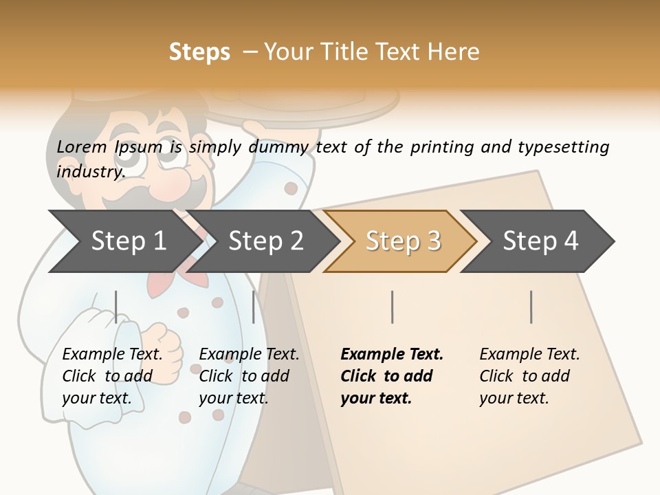 Table Professional Plate PowerPoint Template