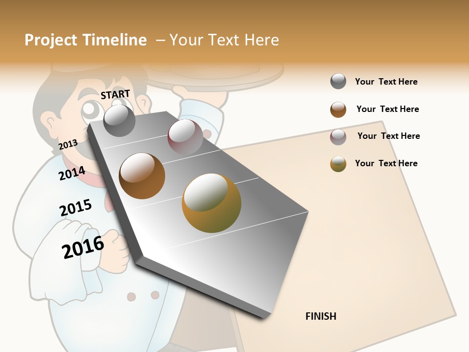 Table Professional Plate PowerPoint Template