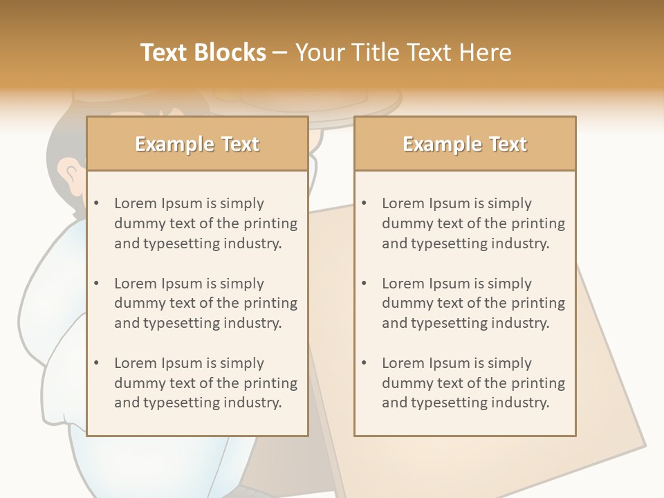 Table Professional Plate PowerPoint Template