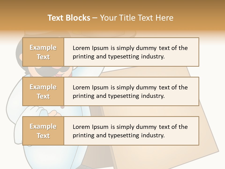 Table Professional Plate PowerPoint Template