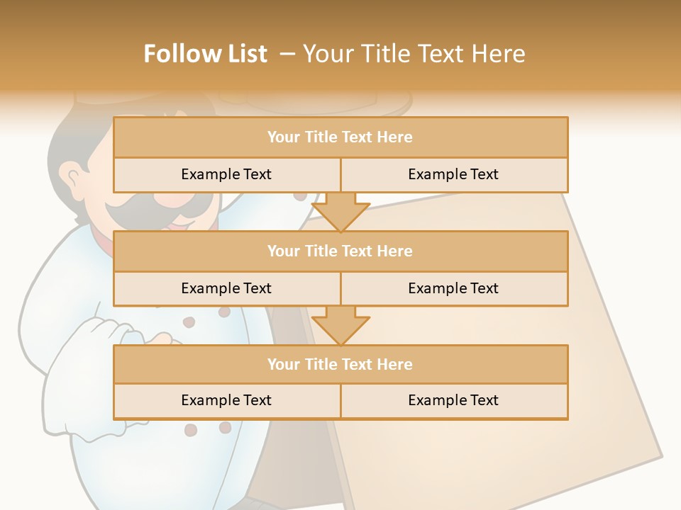 Table Professional Plate PowerPoint Template