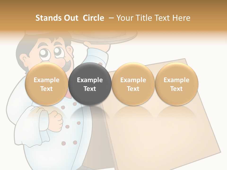 Table Professional Plate PowerPoint Template