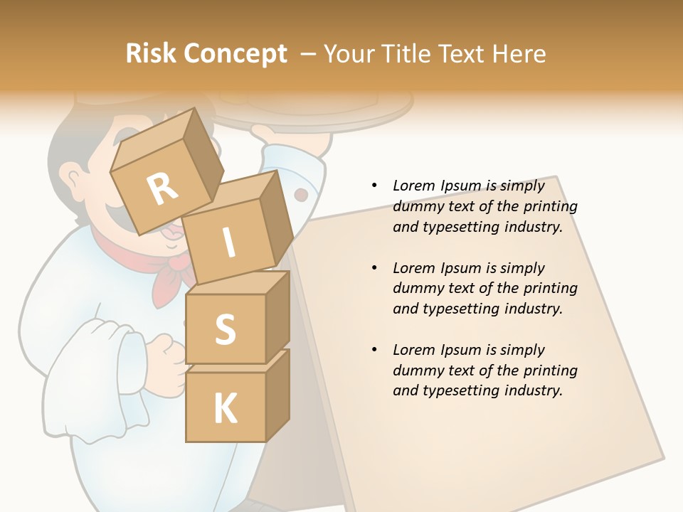 Table Professional Plate PowerPoint Template