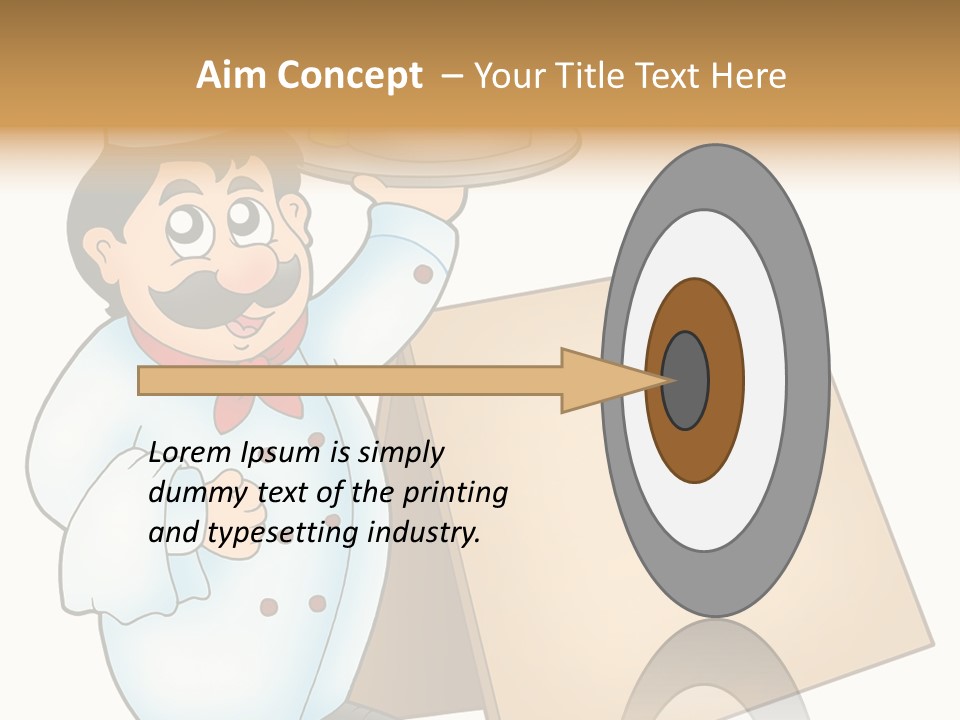Table Professional Plate PowerPoint Template