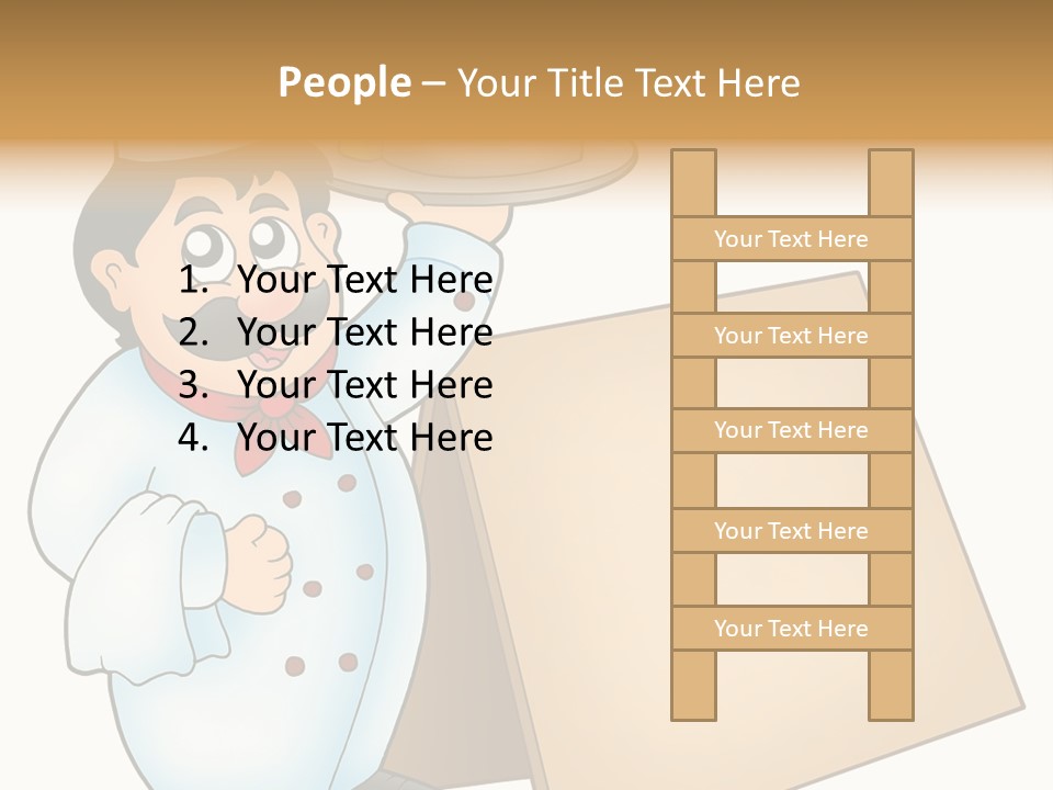 Table Professional Plate PowerPoint Template