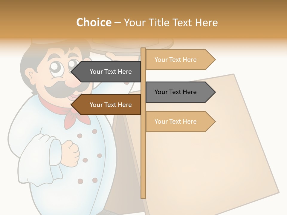 Table Professional Plate PowerPoint Template