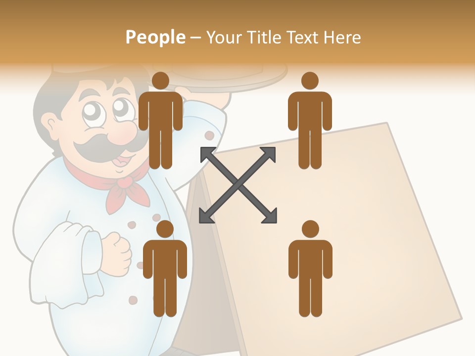 Table Professional Plate PowerPoint Template