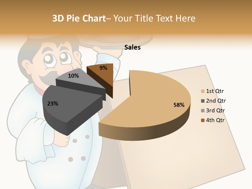 Table Professional Plate PowerPoint Template