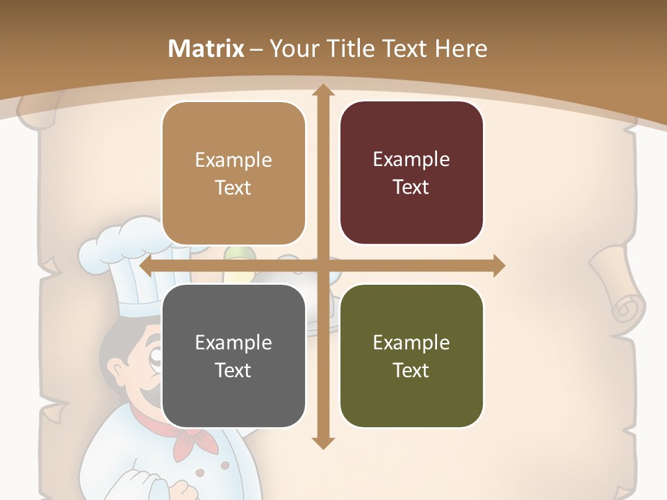 Cook Hat Parchment PowerPoint Template