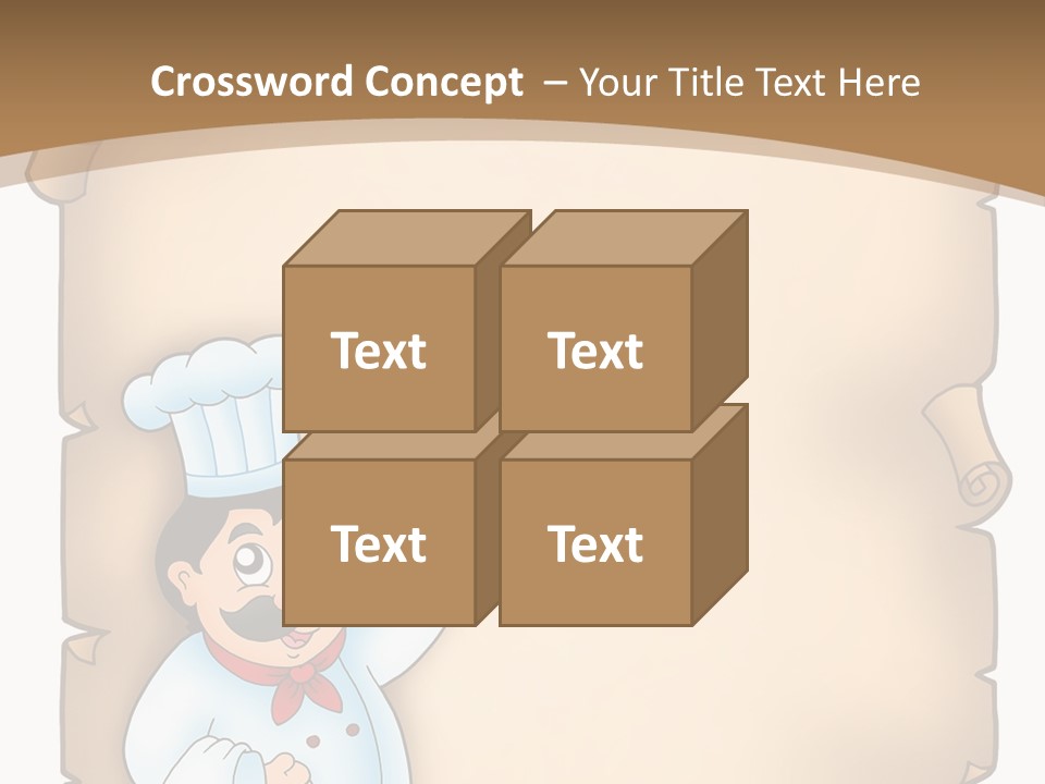 Cook Hat Parchment PowerPoint Template