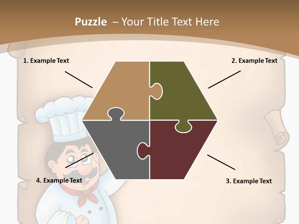 Cook Hat Parchment PowerPoint Template