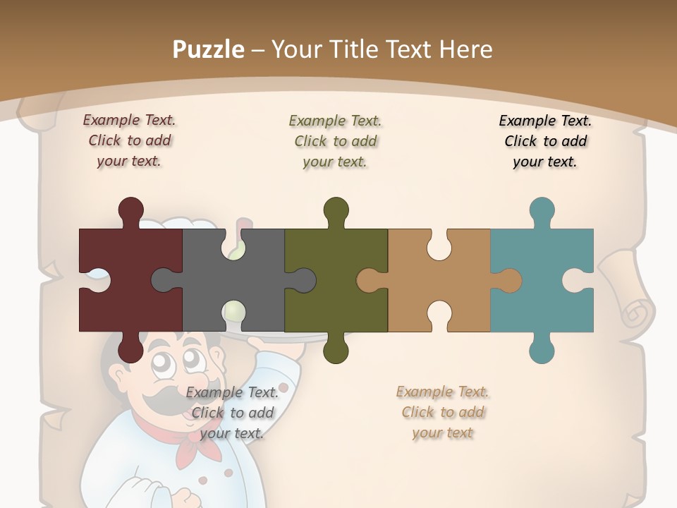 Cook Hat Parchment PowerPoint Template