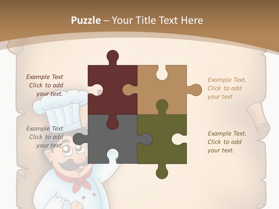 Cook Hat Parchment PowerPoint Template