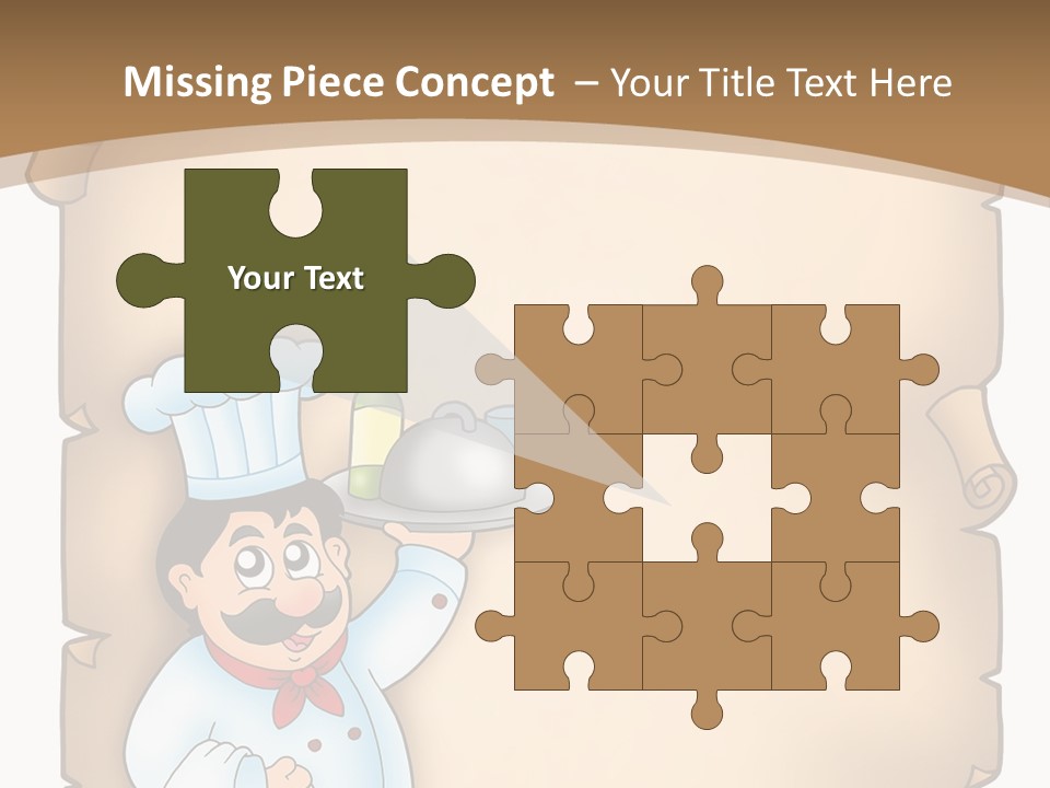 Cook Hat Parchment PowerPoint Template