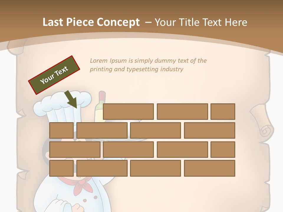 Cook Hat Parchment PowerPoint Template