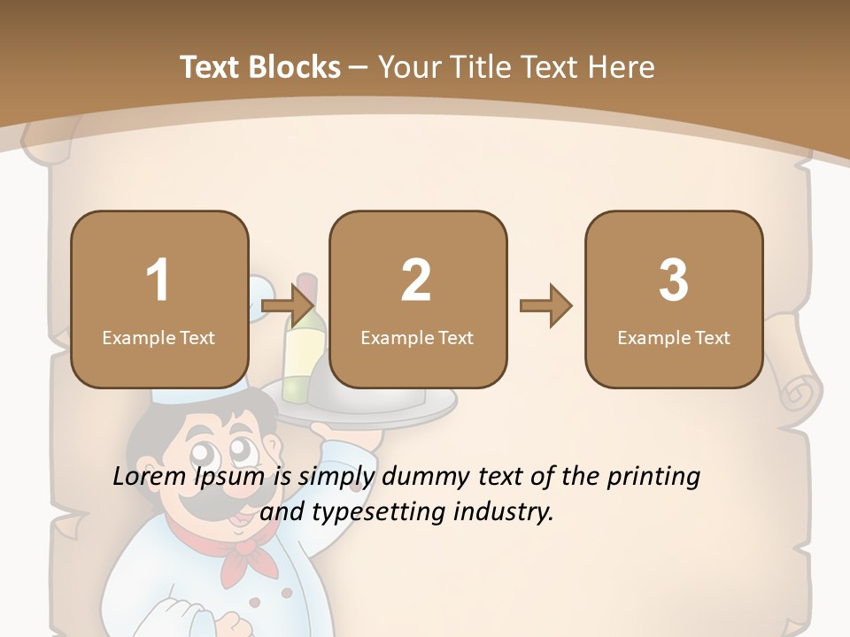 Cook Hat Parchment PowerPoint Template