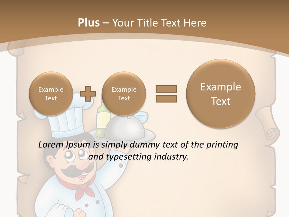 Cook Hat Parchment PowerPoint Template