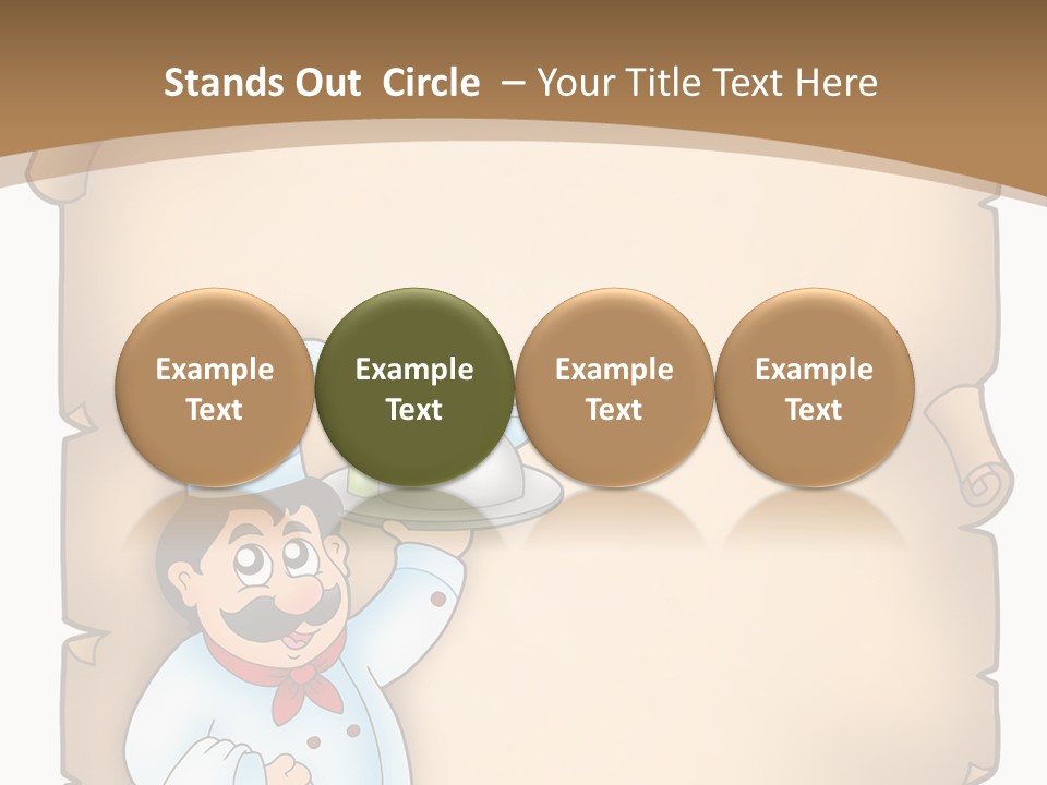Cook Hat Parchment PowerPoint Template