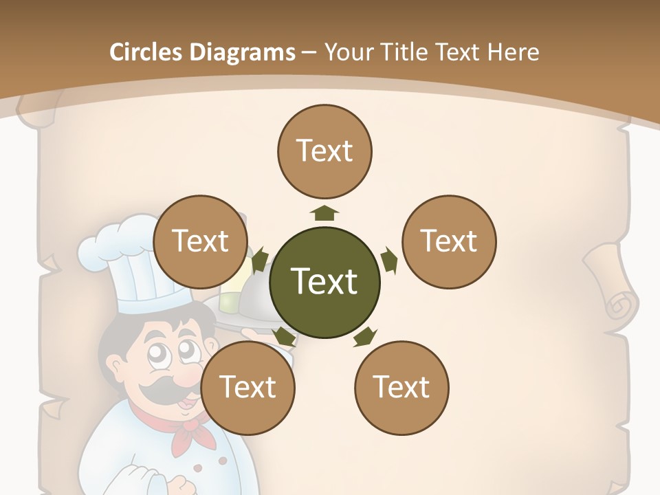 Cook Hat Parchment PowerPoint Template