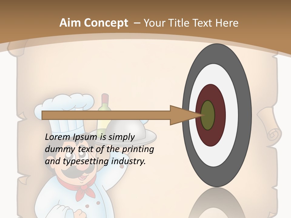 Cook Hat Parchment PowerPoint Template