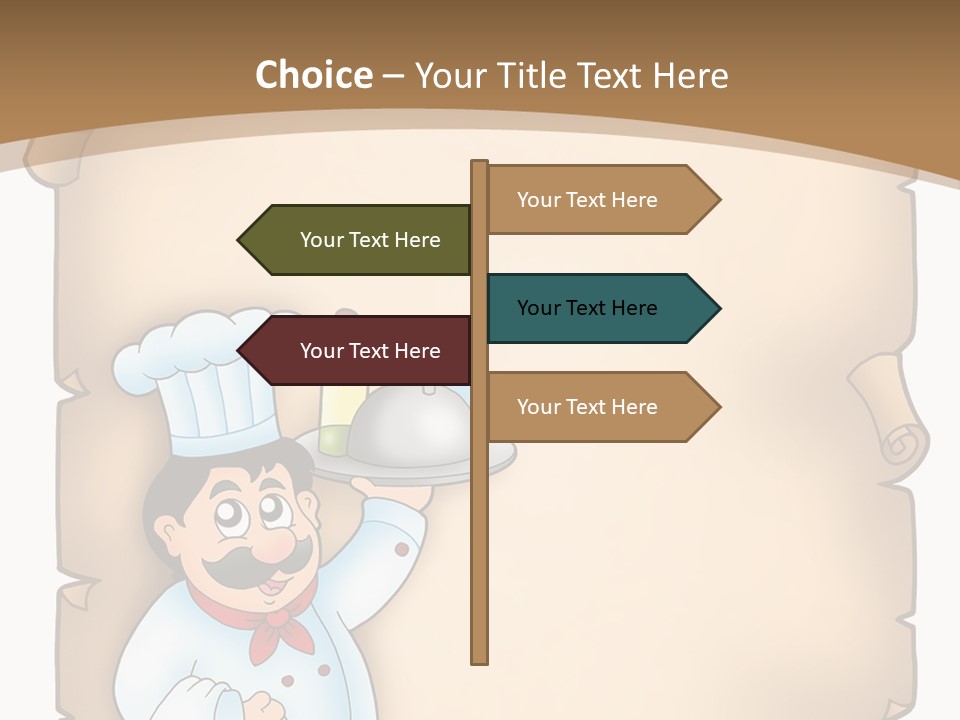 Cook Hat Parchment PowerPoint Template