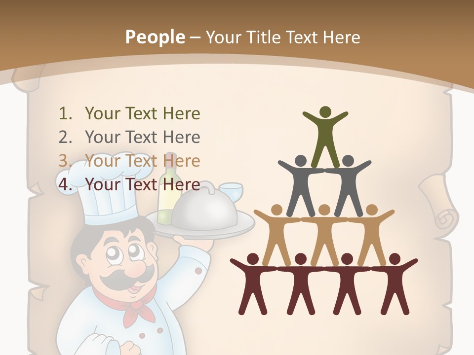 Cook Hat Parchment PowerPoint Template