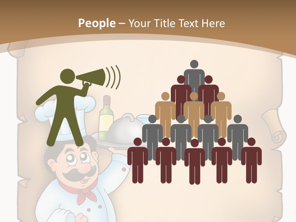 Cook Hat Parchment PowerPoint Template