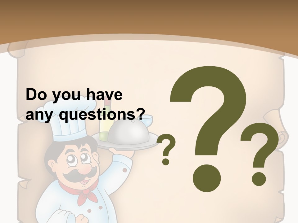 Cook Hat Parchment PowerPoint Template