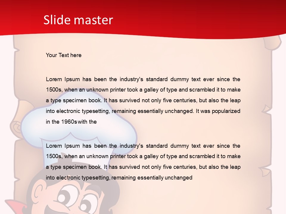 Eye Restaurant Chef PowerPoint Template