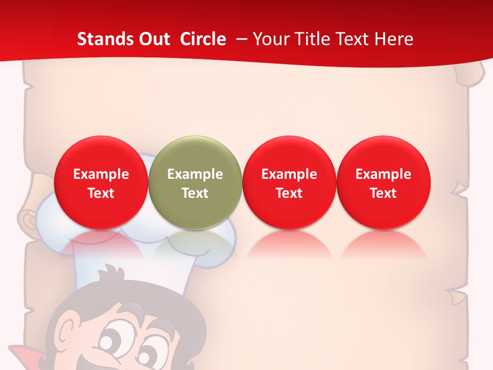 Eye Restaurant Chef PowerPoint Template