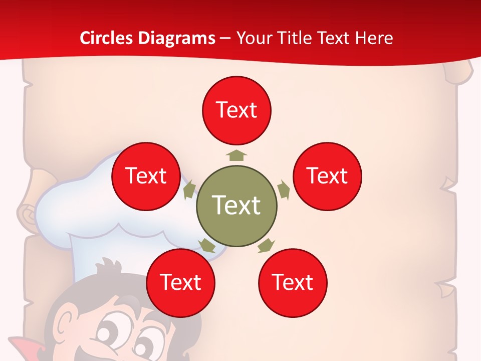 Eye Restaurant Chef PowerPoint Template