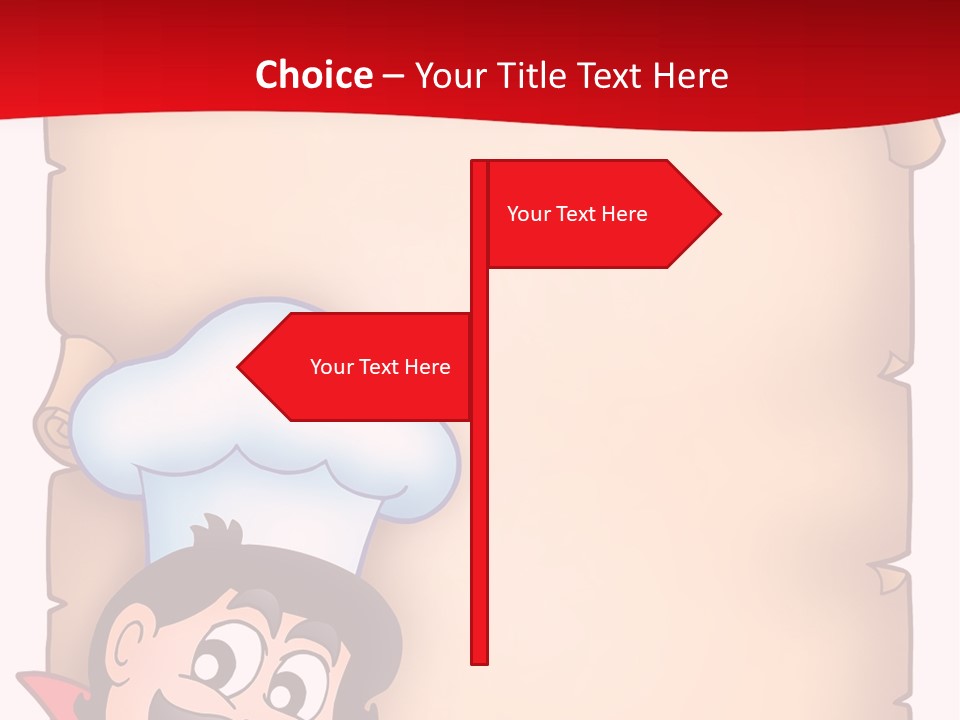 Eye Restaurant Chef PowerPoint Template