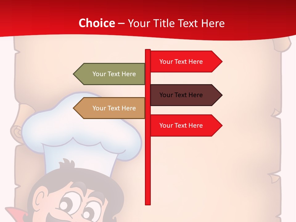 Eye Restaurant Chef PowerPoint Template