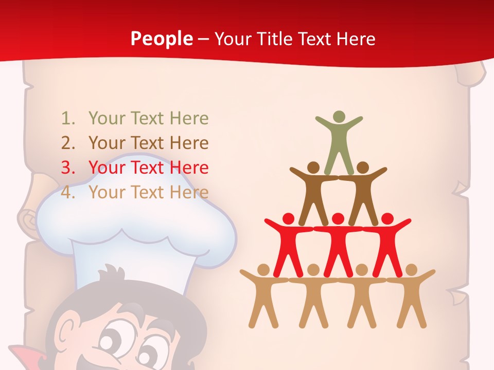 Eye Restaurant Chef PowerPoint Template