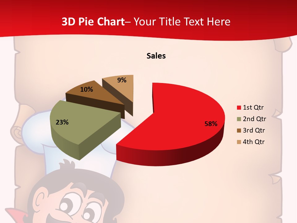 Eye Restaurant Chef PowerPoint Template