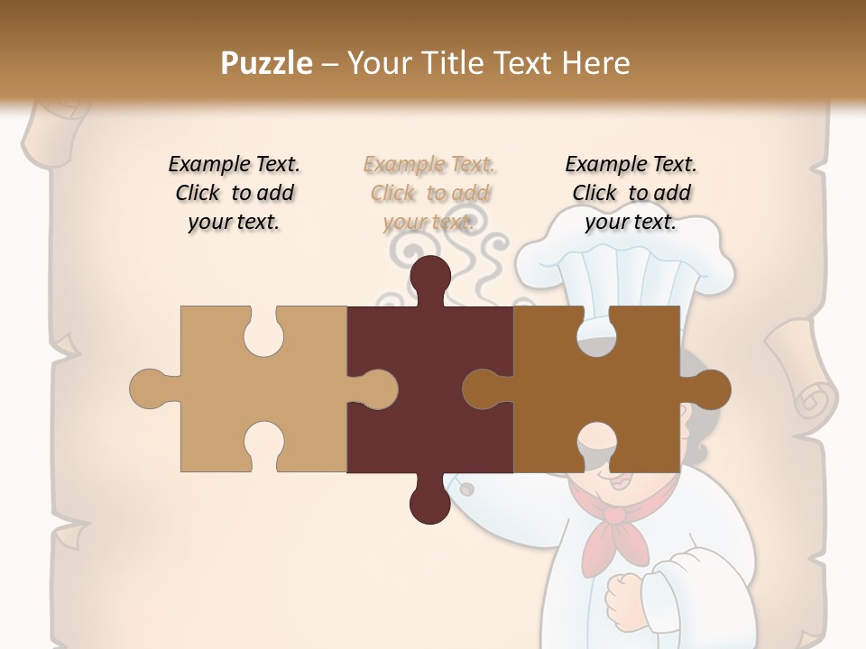 Pizzeria Draw Artwork PowerPoint Template