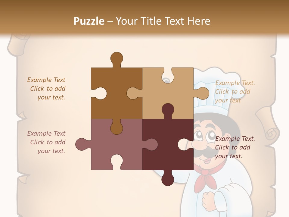 Pizzeria Draw Artwork PowerPoint Template