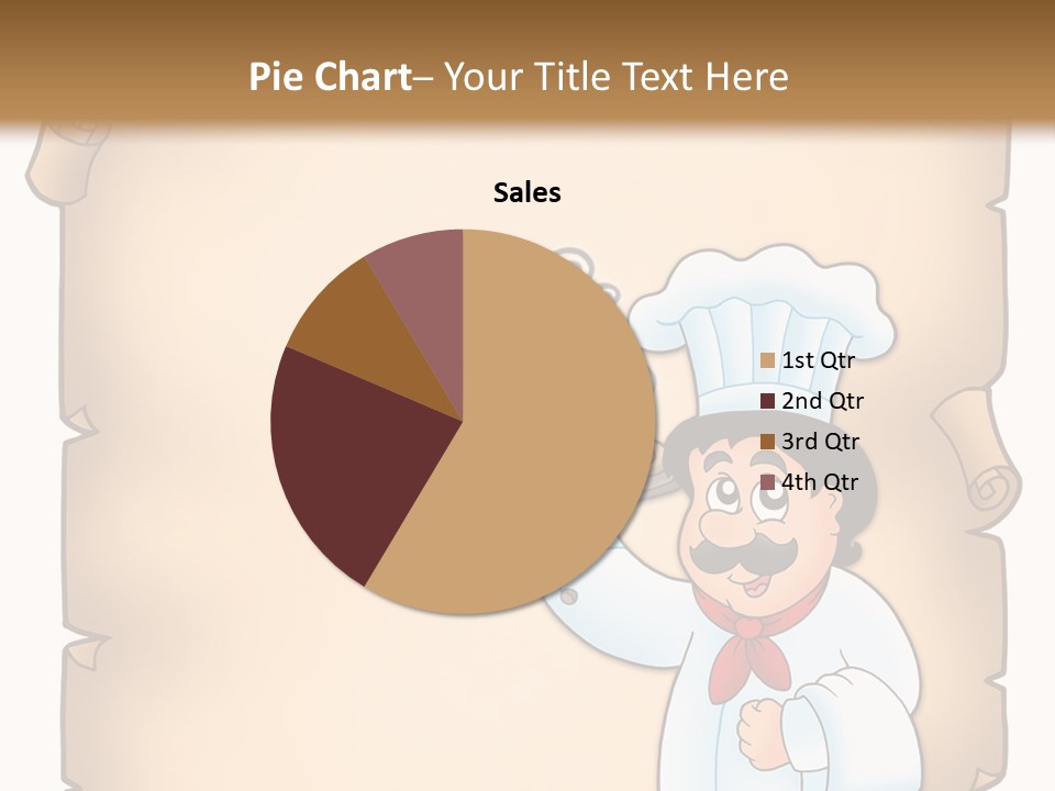 Pizzeria Draw Artwork PowerPoint Template