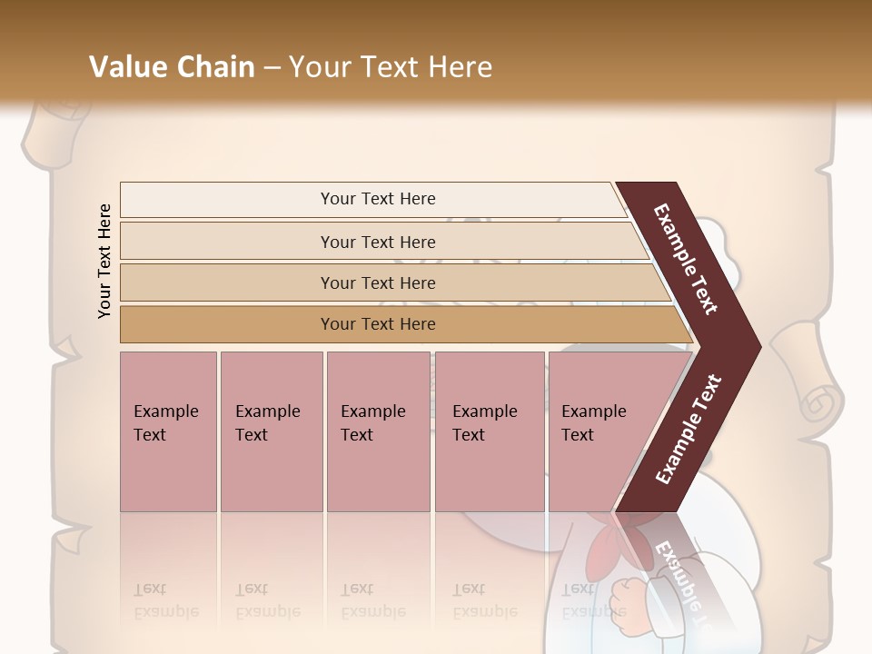 Pizzeria Draw Artwork PowerPoint Template