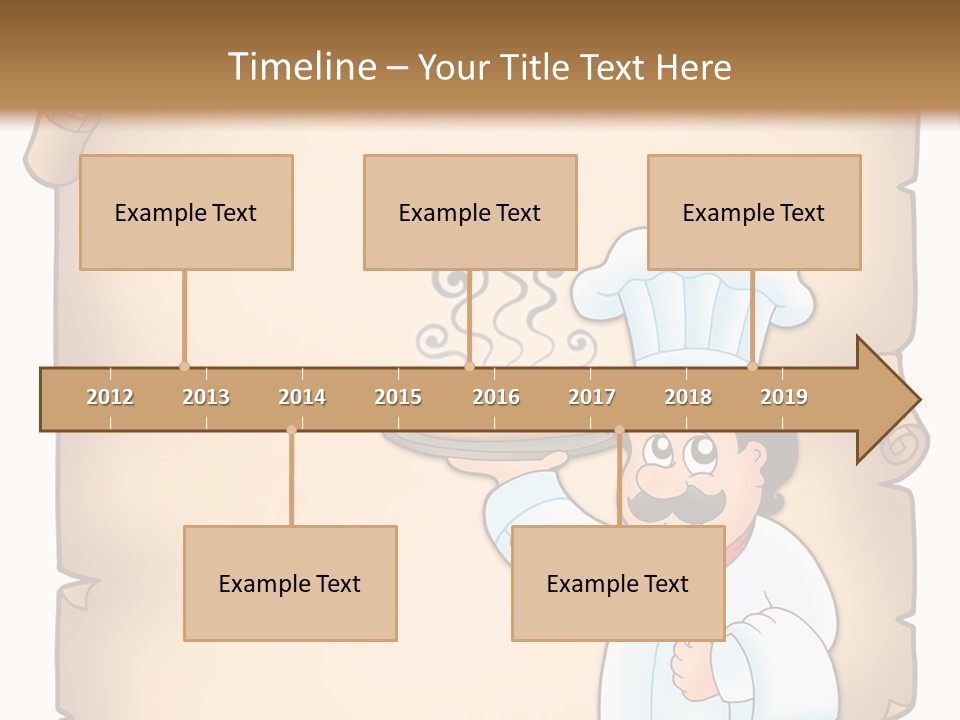 Pizzeria Draw Artwork PowerPoint Template