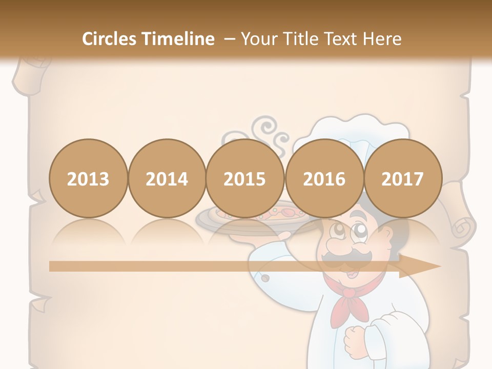 Pizzeria Draw Artwork PowerPoint Template