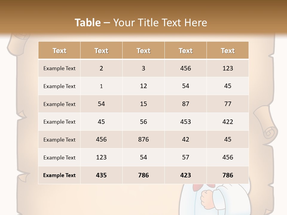 Pizzeria Draw Artwork PowerPoint Template