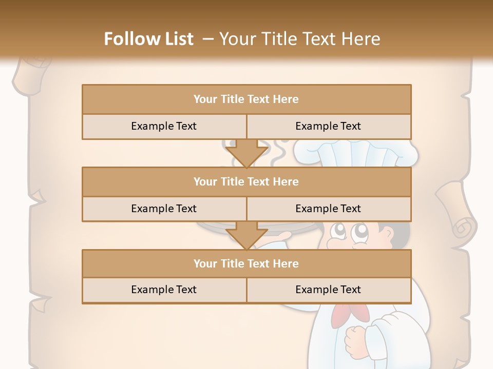 Pizzeria Draw Artwork PowerPoint Template