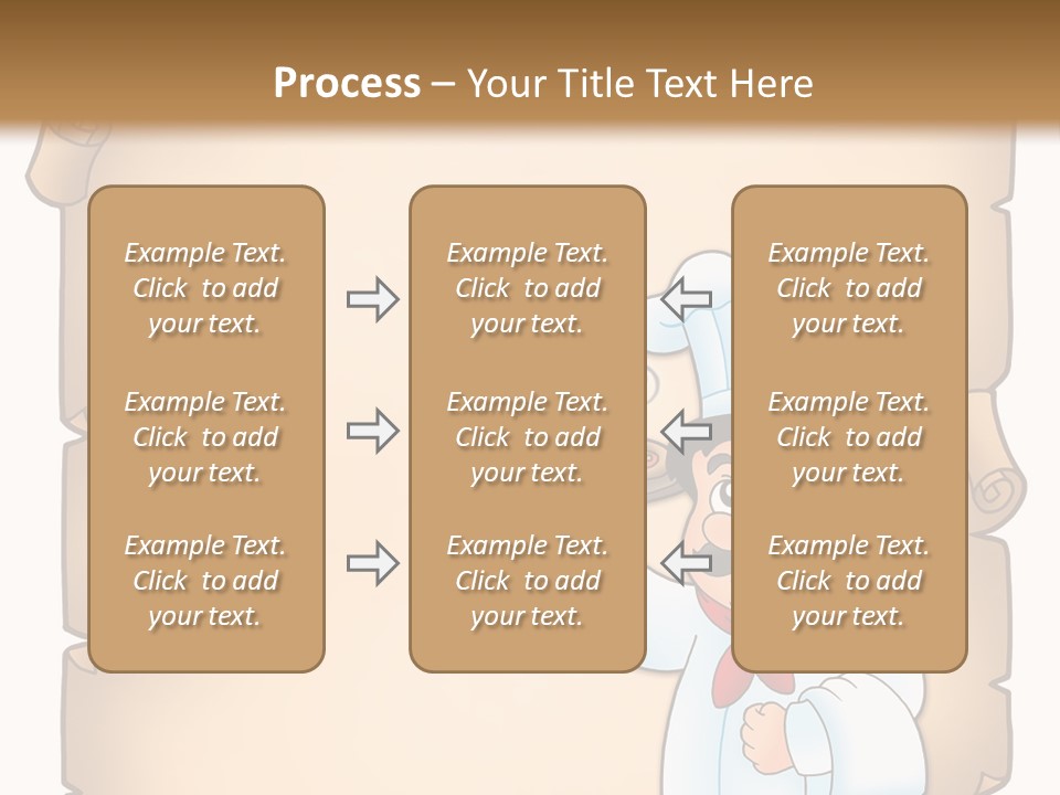 Pizzeria Draw Artwork PowerPoint Template