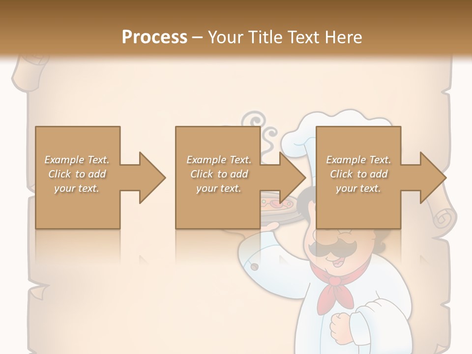 Pizzeria Draw Artwork PowerPoint Template