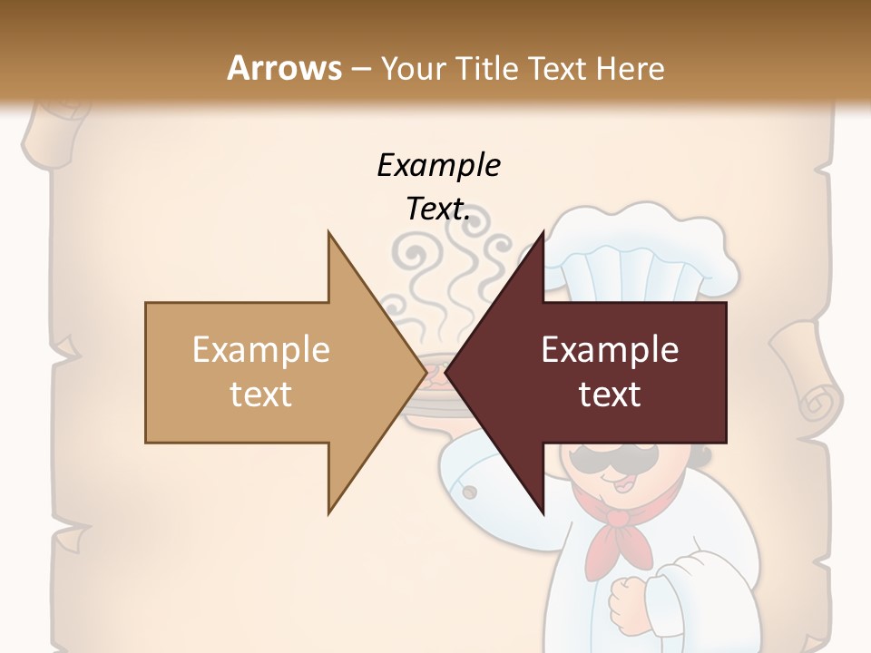 Pizzeria Draw Artwork PowerPoint Template